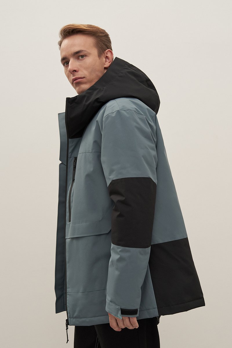 Куртка утепленная из водонепроницаемой ткани, Модель FAD21019, Фото №4