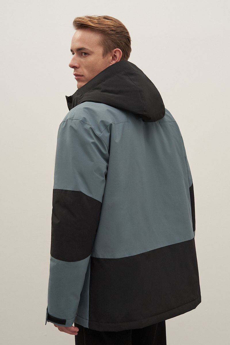 Куртка утепленная из водонепроницаемой ткани, Модель FAD21019, Фото №5