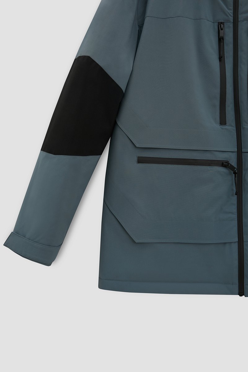Куртка утепленная из водонепроницаемой ткани, Модель FAD21019, Фото №7