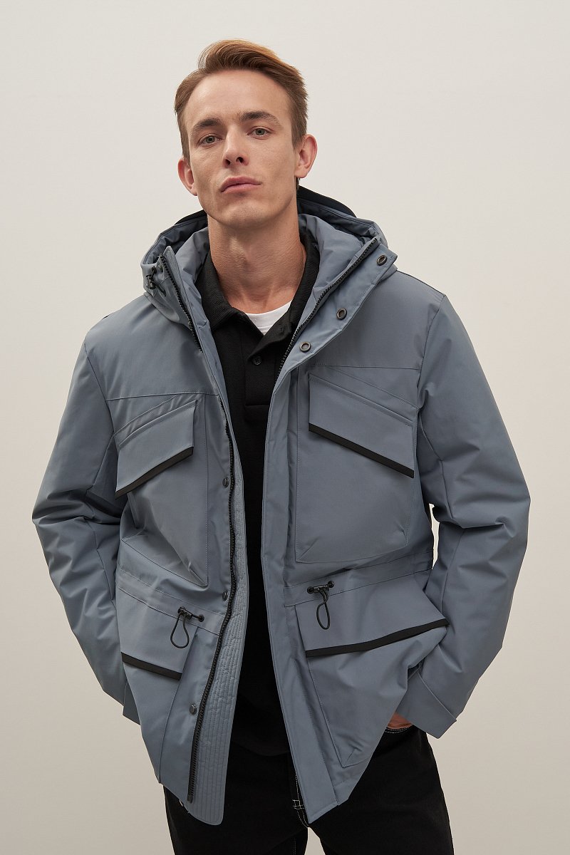 Мужская куртка с капюшоном, Модель FAD21021, Фото №1