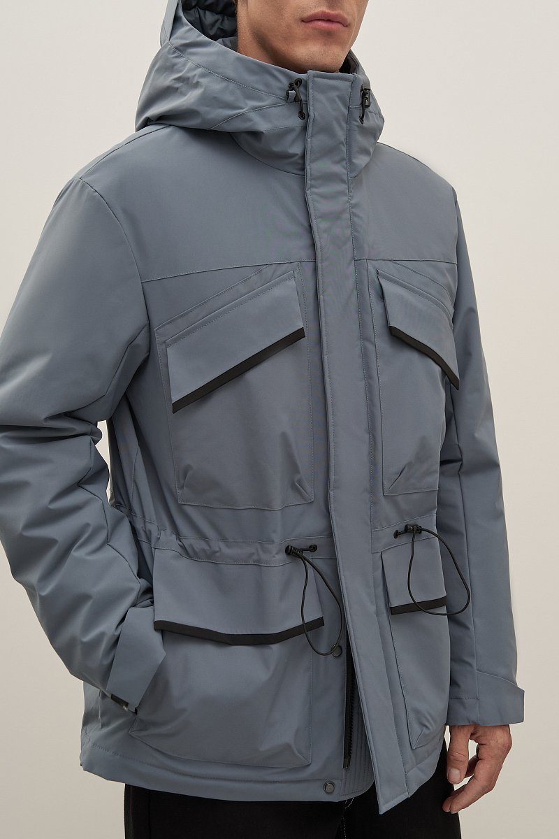 Куртка утепленная с капюшоном, Модель FAD21021, Фото №3