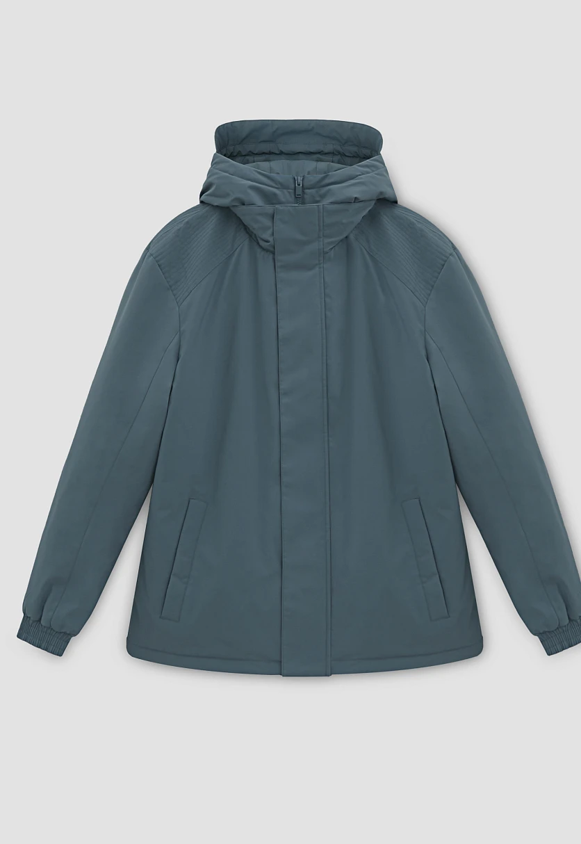 Куртка утепленная с отстегивающейся манишкой, Модель FAD21096, Фото №9