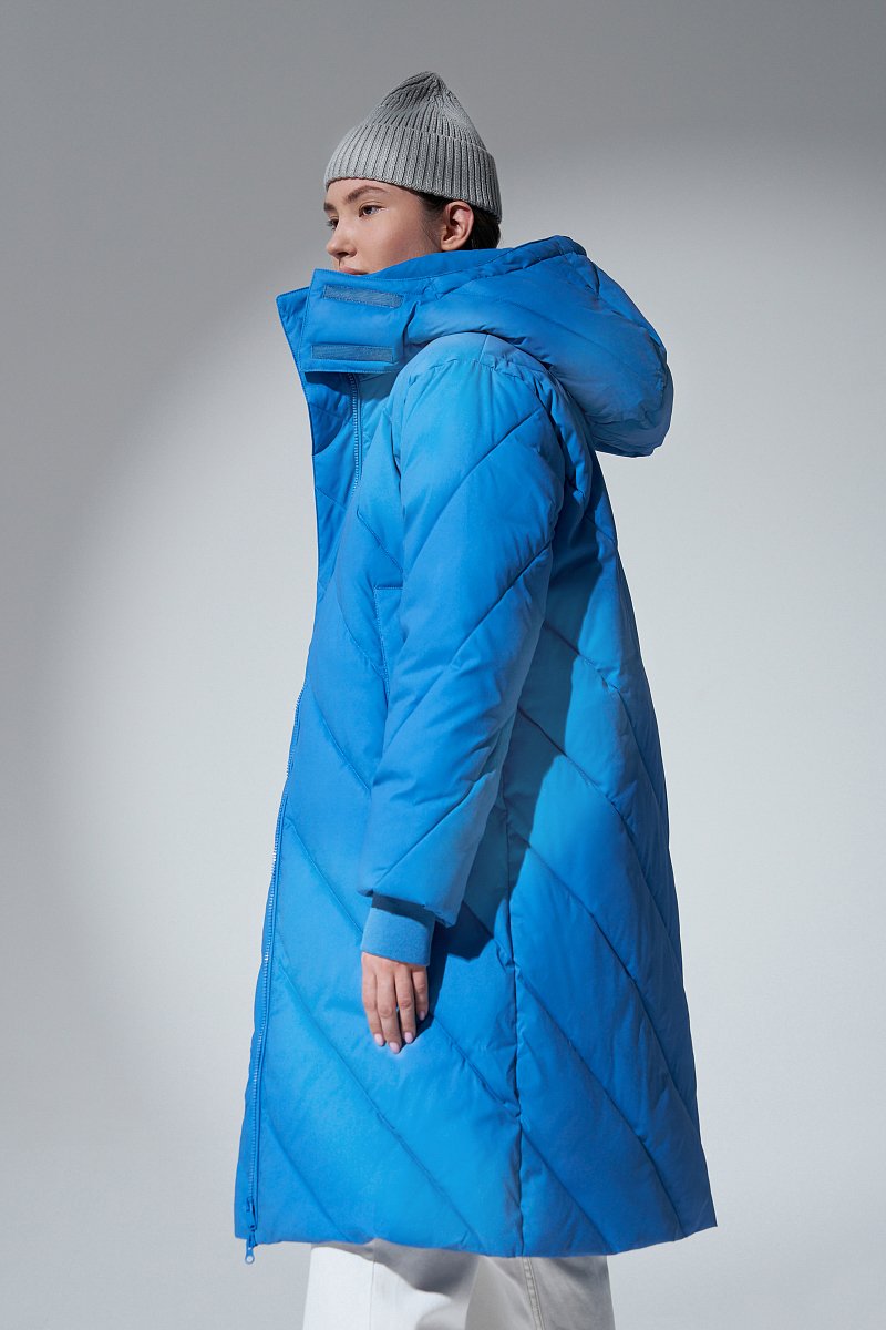 Пальто утепленное женское из термоткани, Модель FAD11065, Фото №1