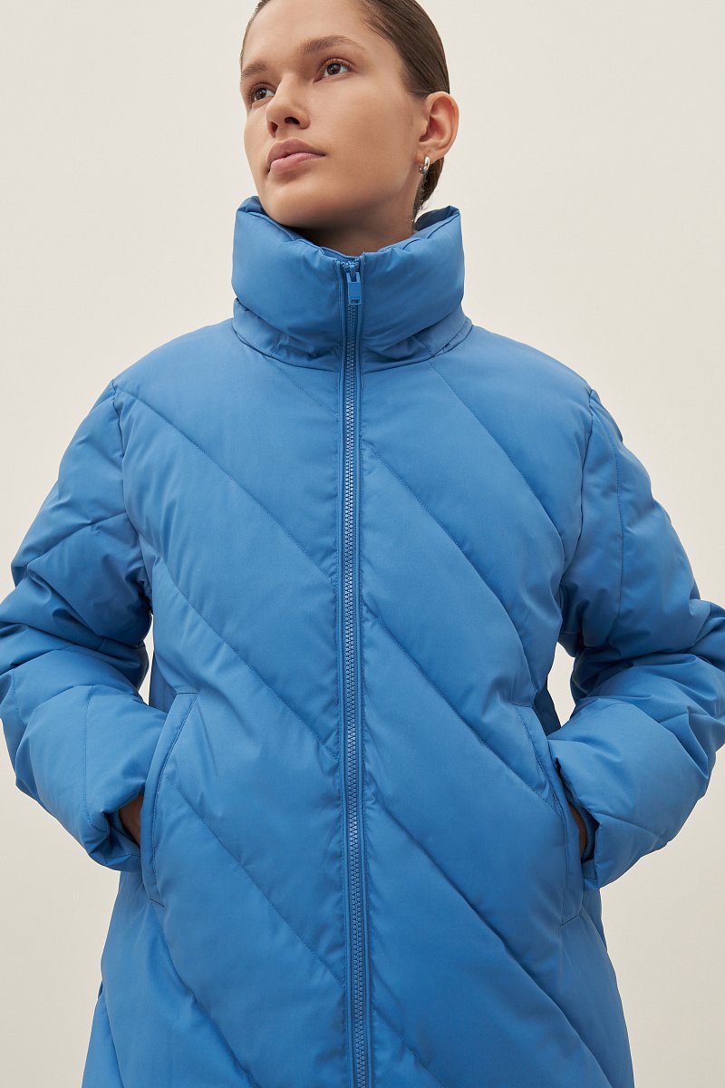 Пальто утепленное из термоткани, Модель FAD11065, Фото №4
