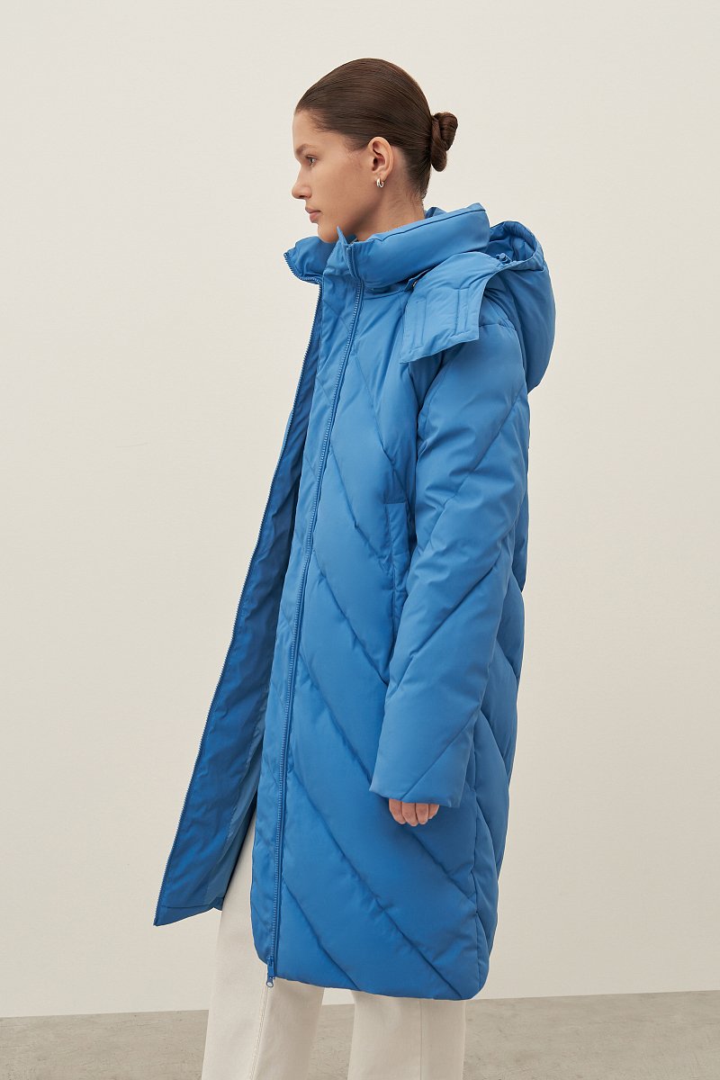 Стеганое женское пальто, Модель FAD11065, Фото №5