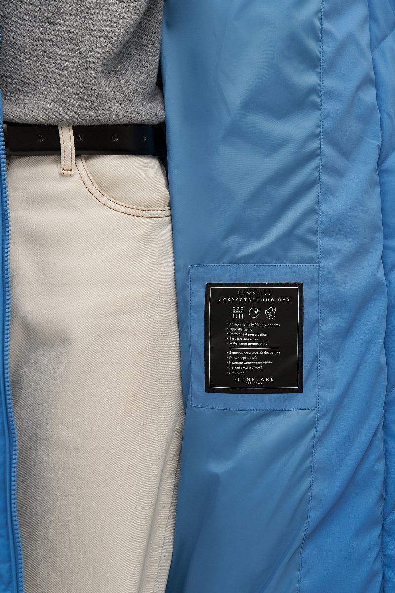 Пальто утепленное из термоткани, Модель FAD11065, Фото №6