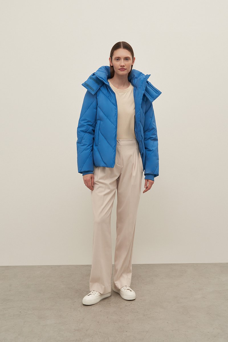 Куртка утепленная женская из термоткани, Модель FAD11066, Фото №2