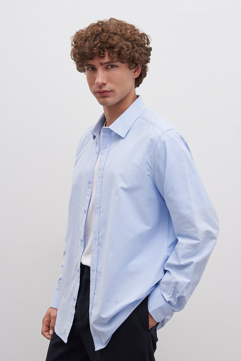 Мужская рубашка с длинным рукавом, Модель FAD210112, Фото №5