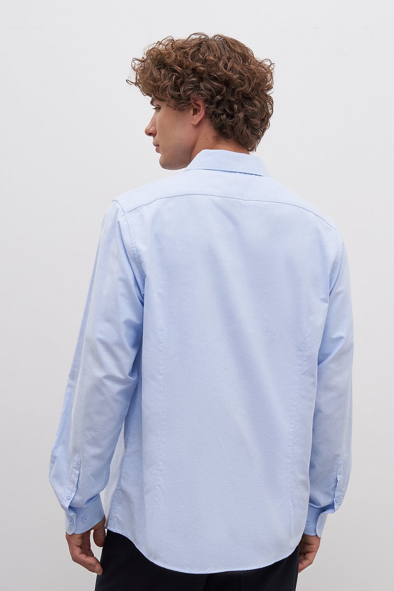 Мужская рубашка с длинным рукавом, Модель FAD210112, Фото №6
