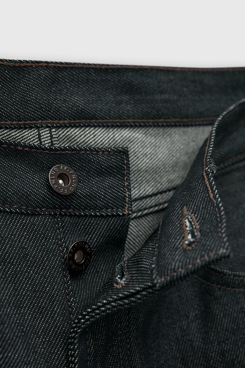 Джинсы straight fit на средней посадке, Модель FAD15002, Фото №7