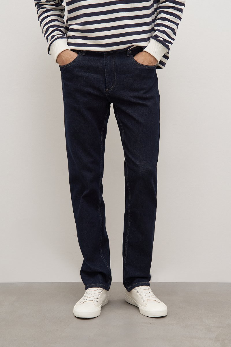 Мужские джинсы straight fit прямого кроя, Модель FAD25001, Фото №2