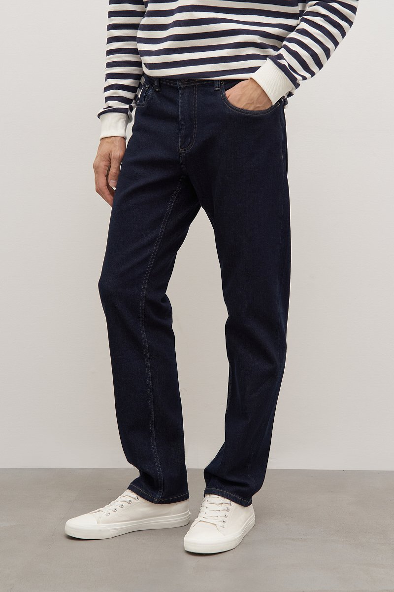 Мужские джинсы straight fit прямого кроя, Модель FAD25001, Фото №3