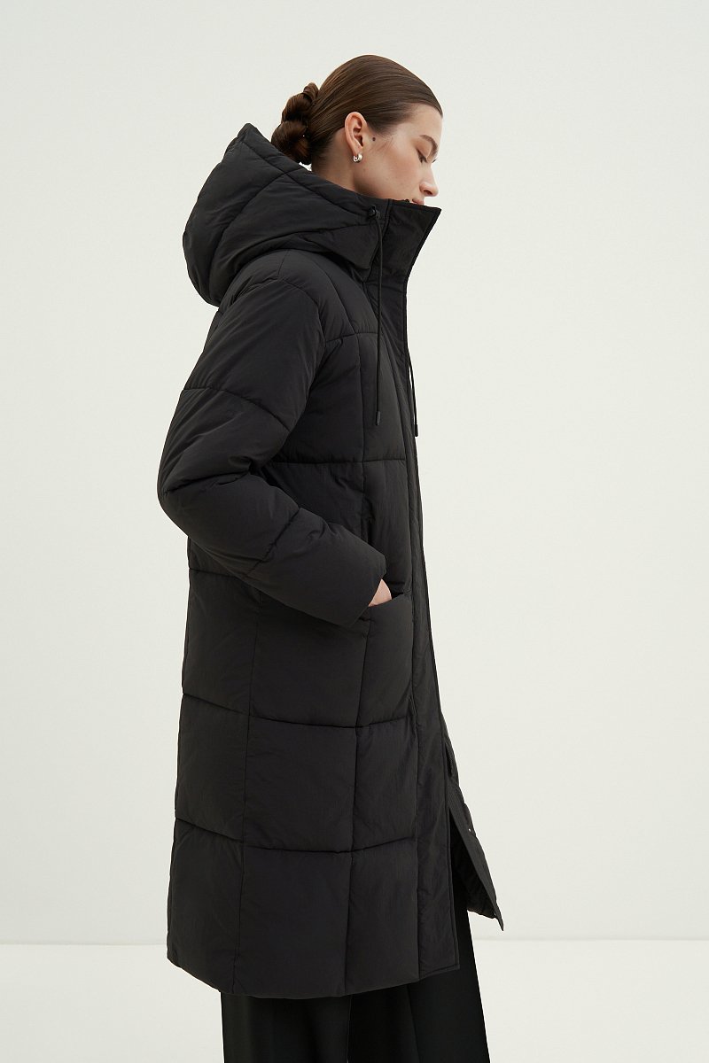 Пальто утепленное с капюшоном, Модель FAD11004, Фото №3