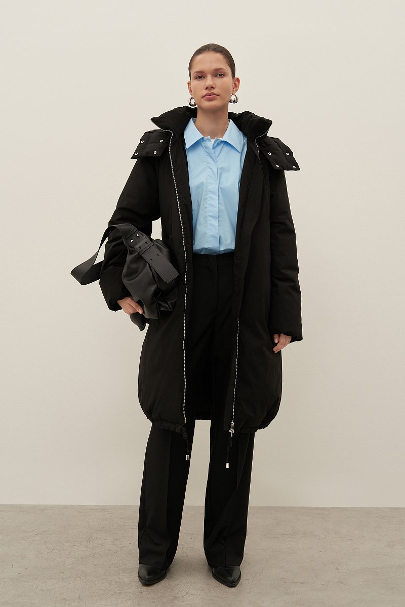 Пальто утепленное с воротником стойкой, Модель FAD110104, Фото №2