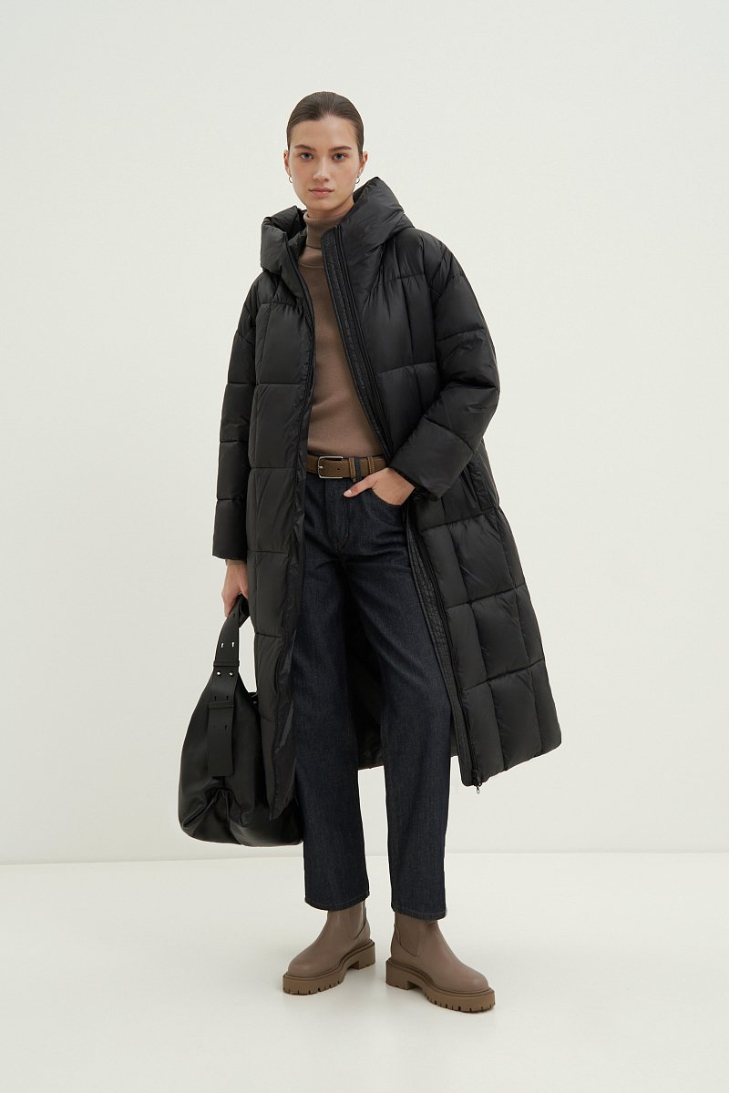 Утепленное женское пальто, Модель FAD11014, Фото №1