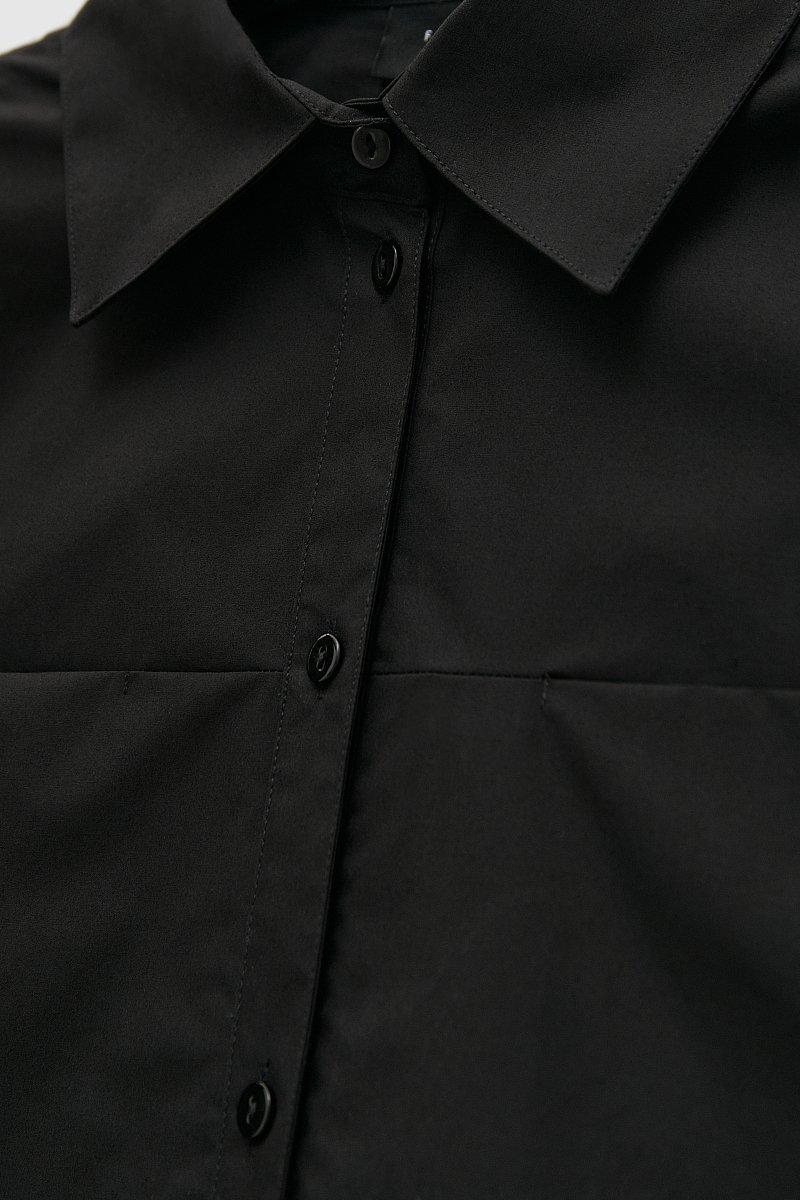 Рубашка свободного силуэта из хлопка, Модель FAD110155, Фото №6