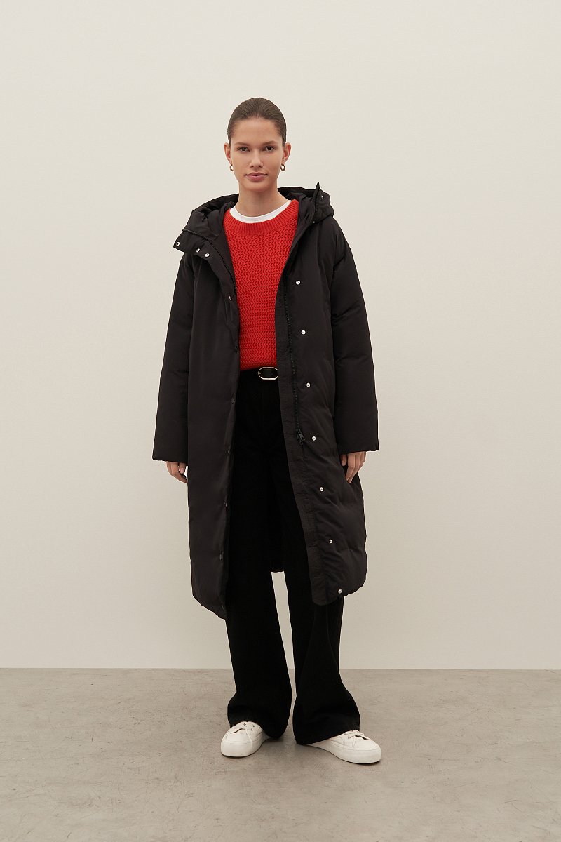 Пальто утепленное с капюшоном, Модель FAD11015, Фото №2