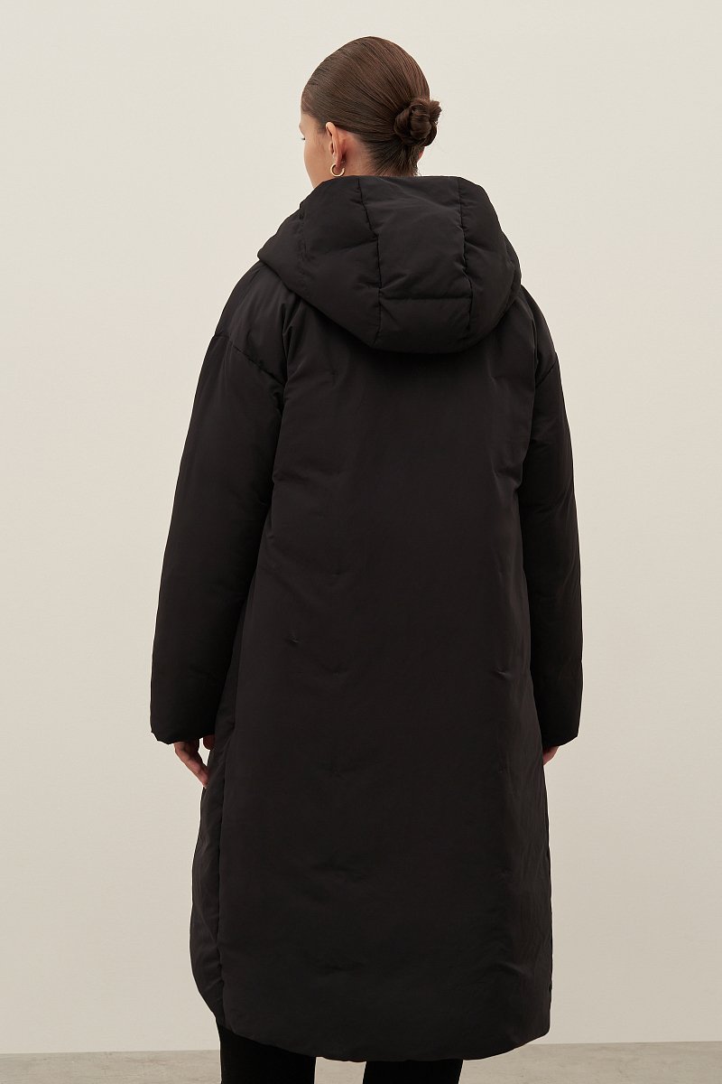 Женское пальто с капюшоном, Модель FAD11015, Фото №3