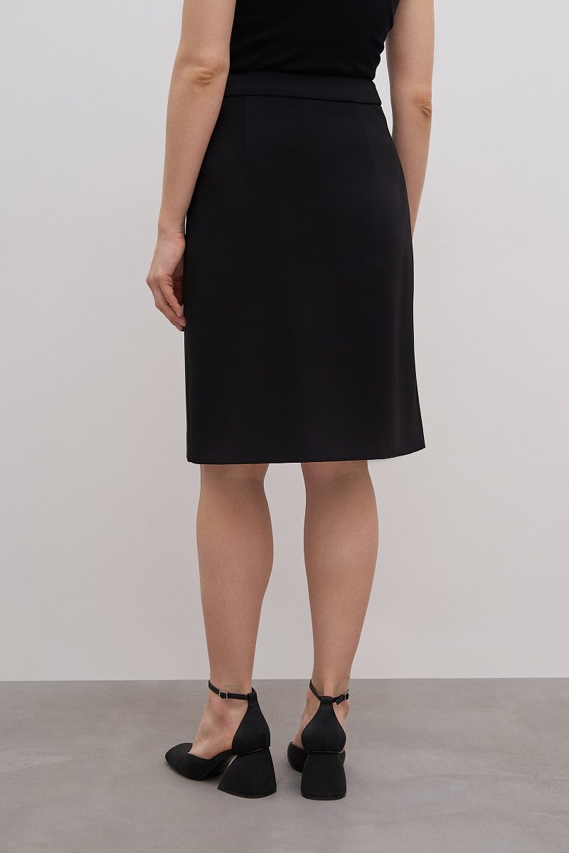 Женская юбка с поясом стиле casual, Модель FAD110178, Фото №4