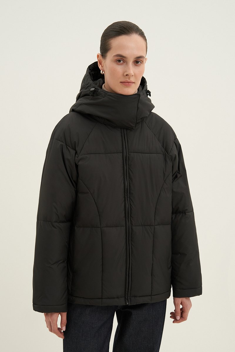 Куртка утепленная с воротником стойкой, Модель FAD110199, Фото №1