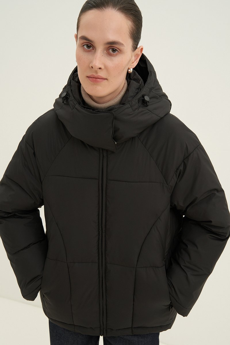 Куртка утепленная с воротником стойкой, Модель FAD110199, Фото №3