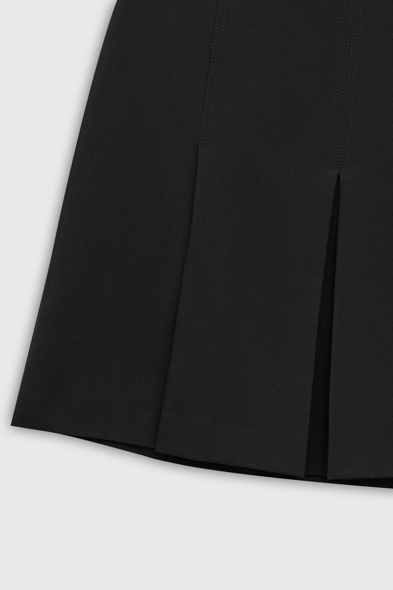 Женская юбка со складками из твила, Модель FAD110204, Фото №6