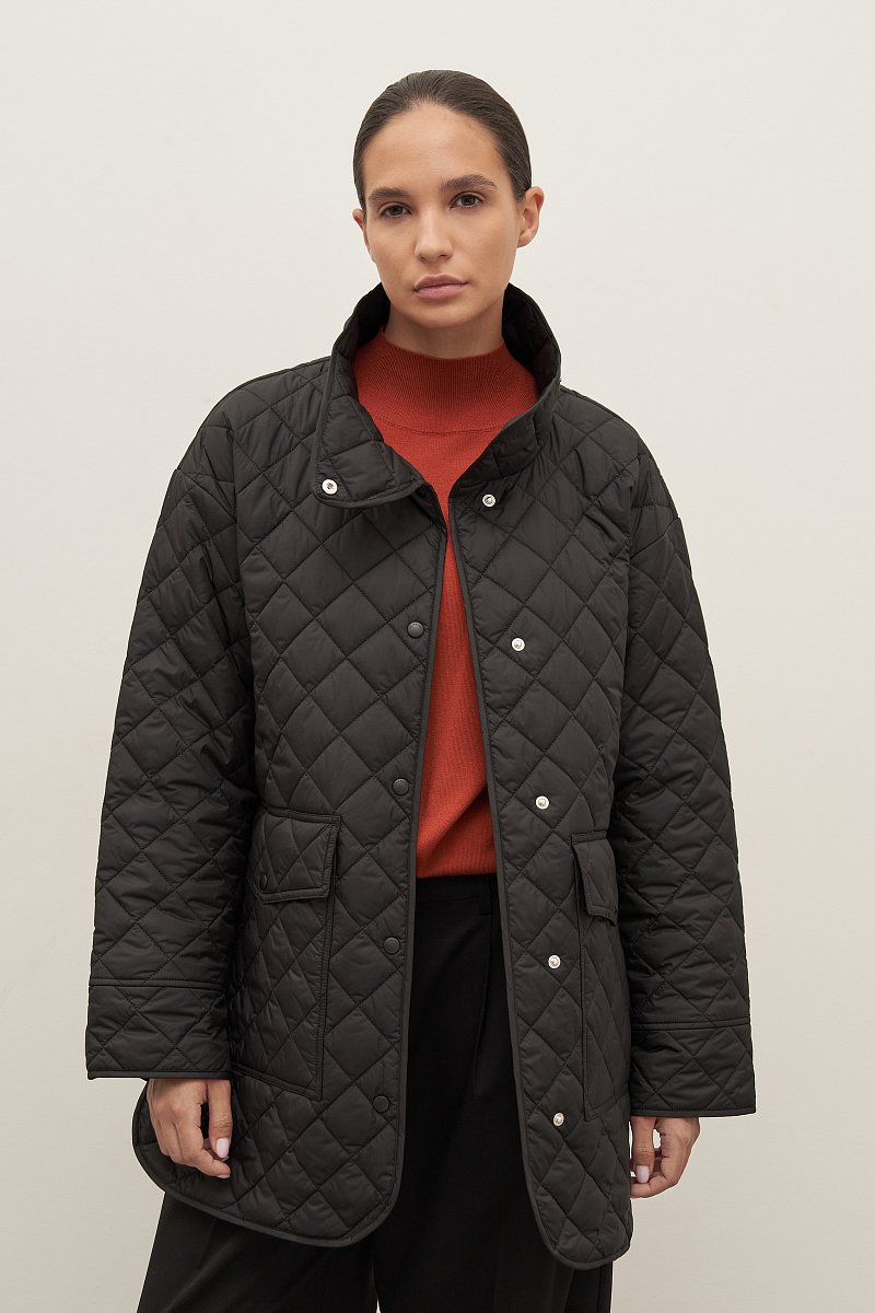 Куртка утепленная с воротником стойкой, Модель FAD11029, Фото №1