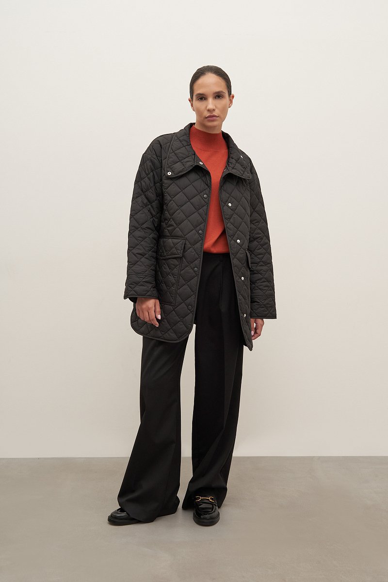 Куртка утепленная с воротником стойкой, Модель FAD11029, Фото №2