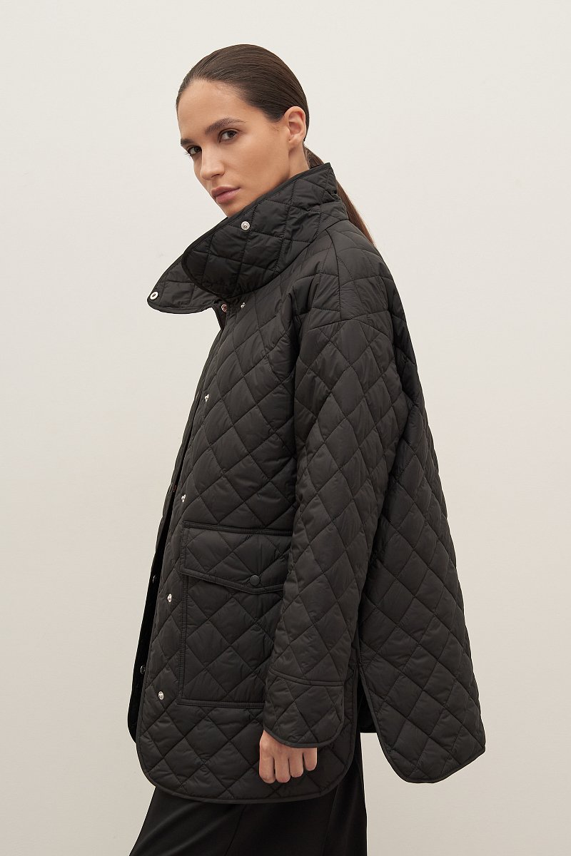 Куртка утепленная с воротником стойкой, Модель FAD11029, Фото №3