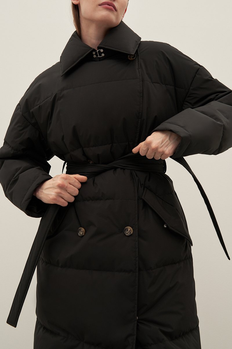 Стеганое женское пальто, Модель FAD11035, Фото №2
