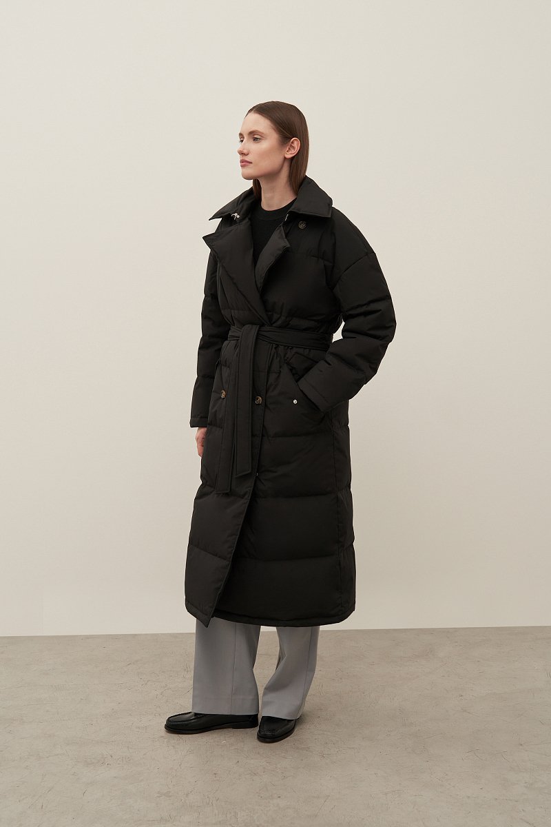 Пальто с утиным пухом прямого силуэта, Модель FAD11035, Фото №3
