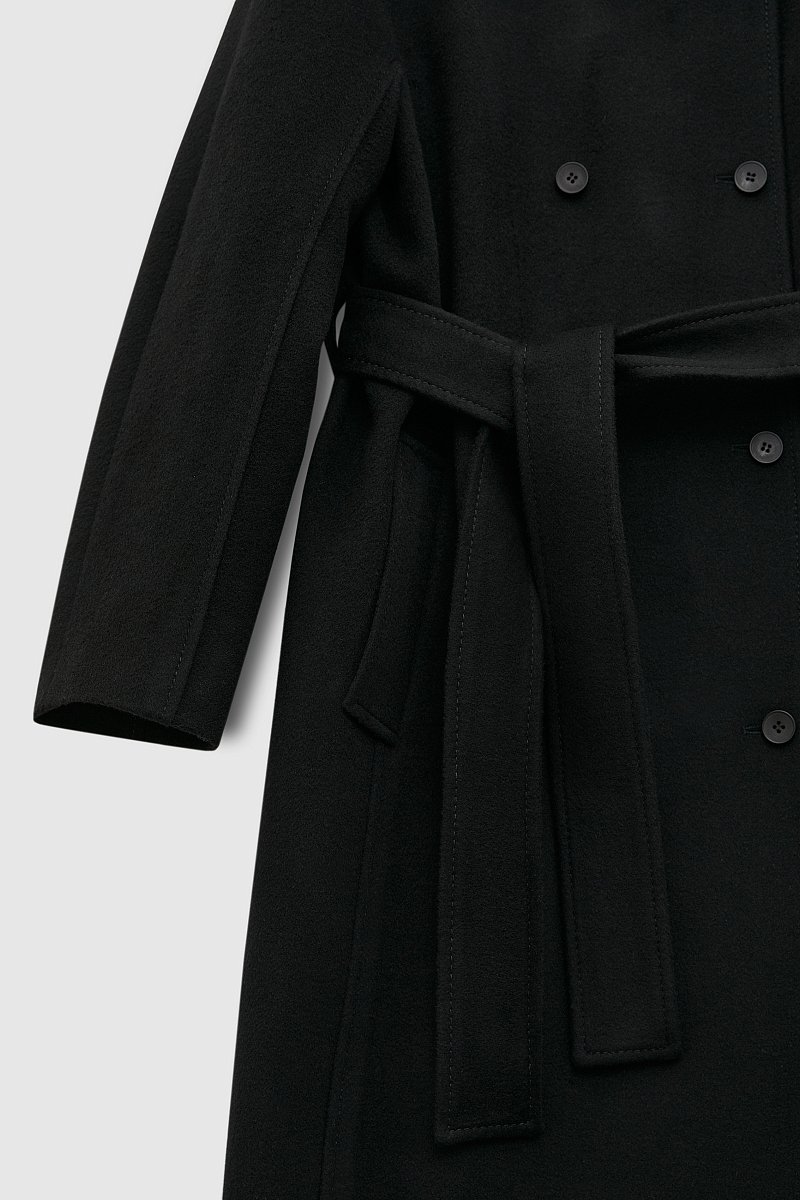Пальто из шерсти и шелка, Модель FAD11048, Фото №6