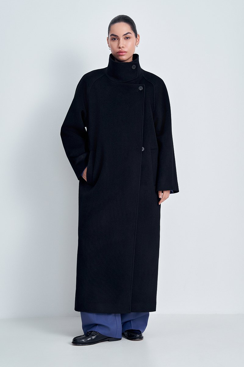 Пальто из шерсти и шелка, Модель FAD11054, Фото №2