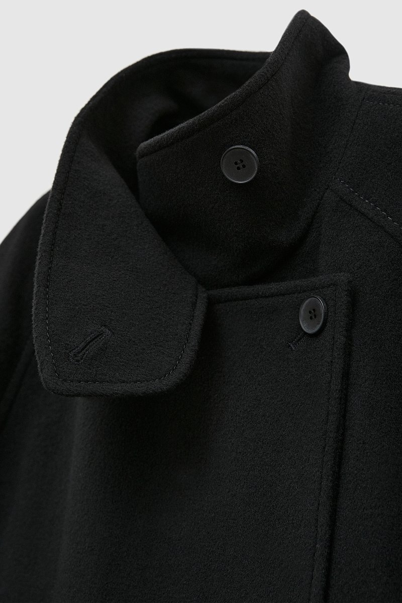 Пальто из шерсти и шелка, Модель FAD11054, Фото №6