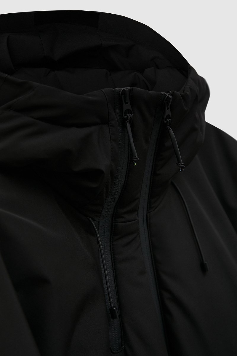 Пальто утепленное с контрастной отделкой, Модель FAD11058, Фото №7