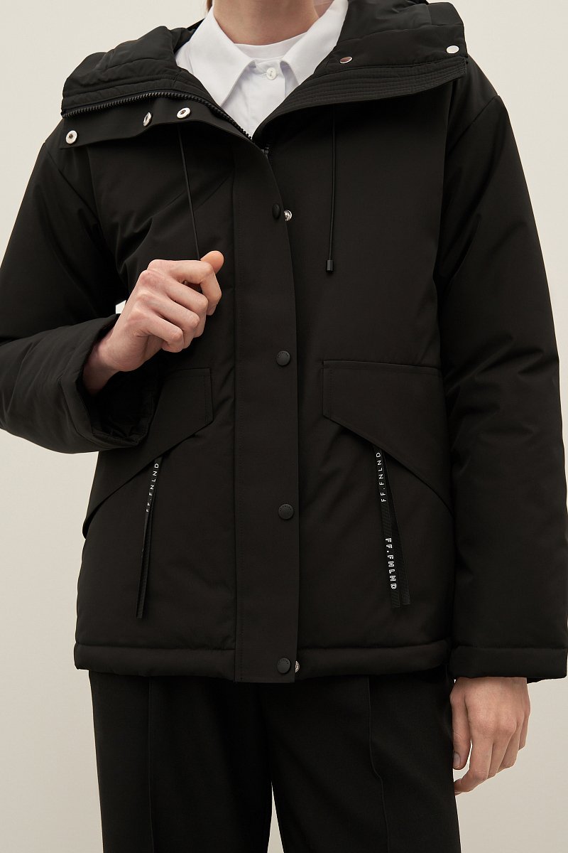 Куртка утепленная с контрастной отделкой, Модель FAD11059, Фото №3