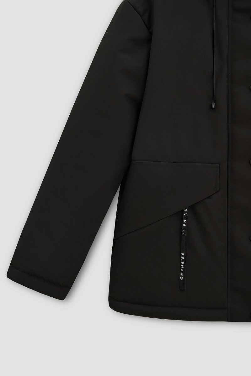 Куртка утепленная с контрастной отделкой, Модель FAD11059, Фото №6