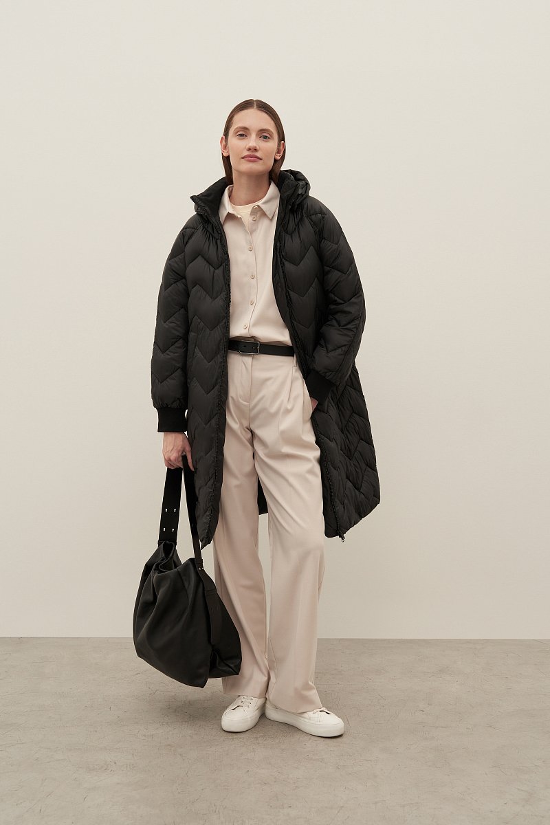 Пальто женское с капюшоном, Модель FAD11060, Фото №2