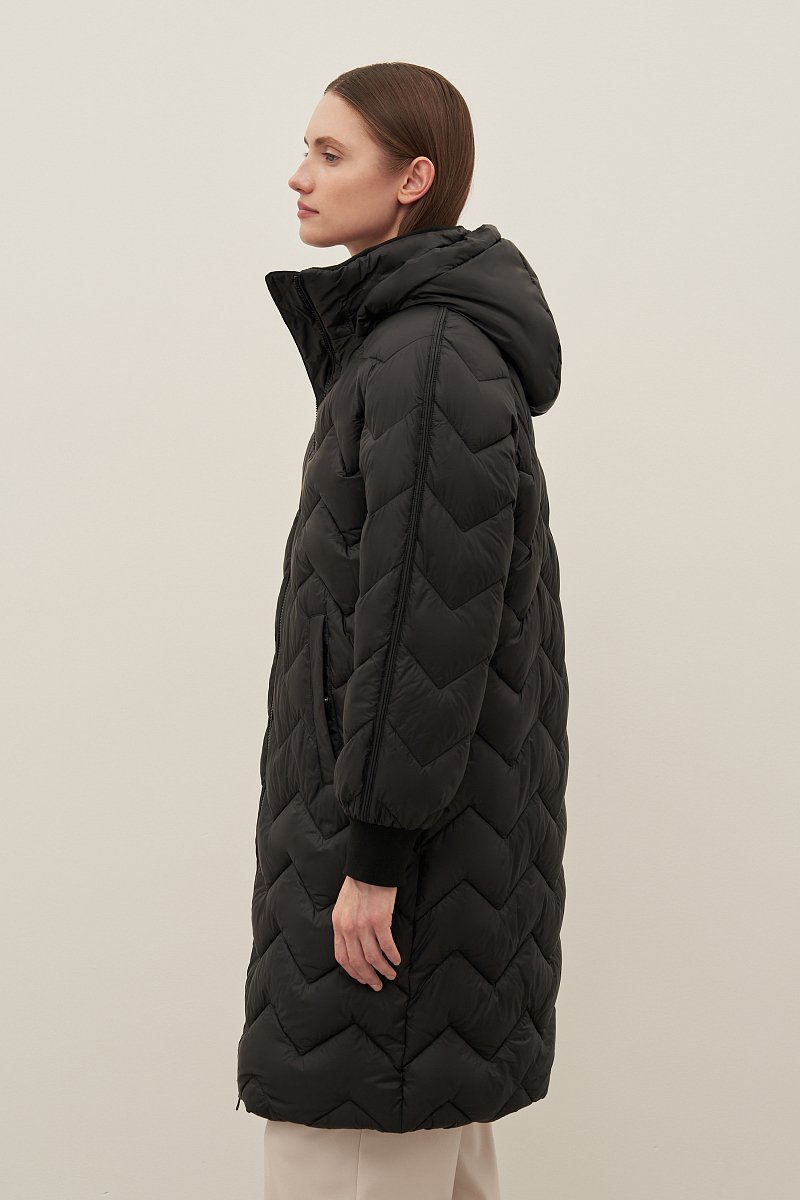 Пальто женское с капюшоном, Модель FAD11060, Фото №3