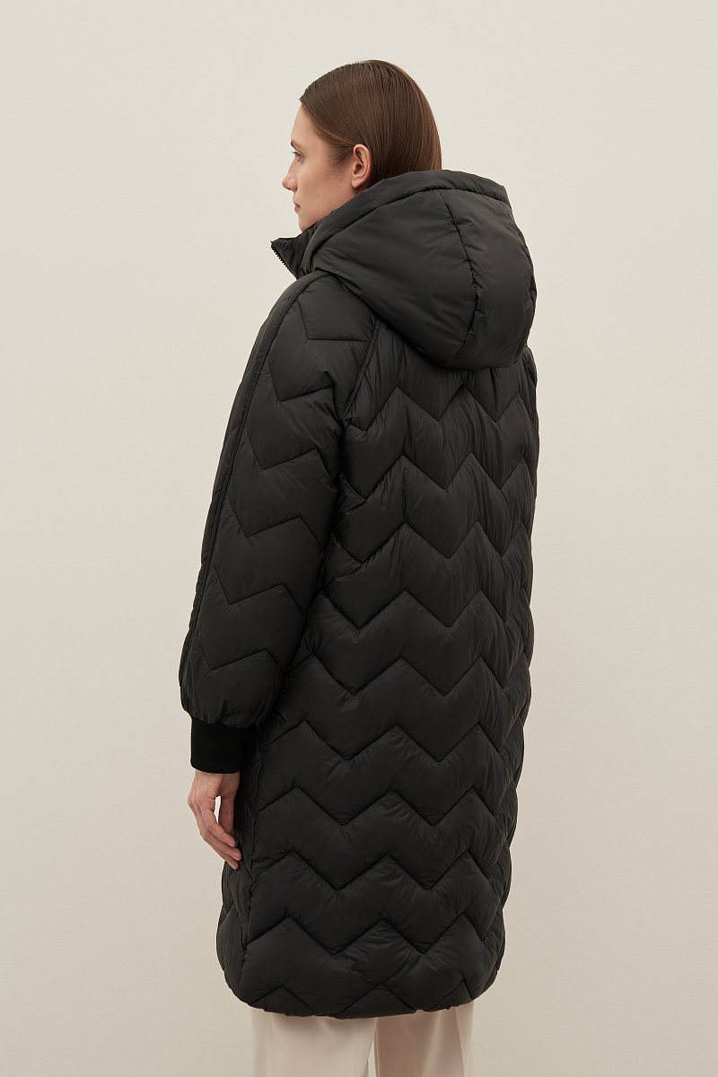 Женское пальто с капюшоном, Модель FAD11060, Фото №4