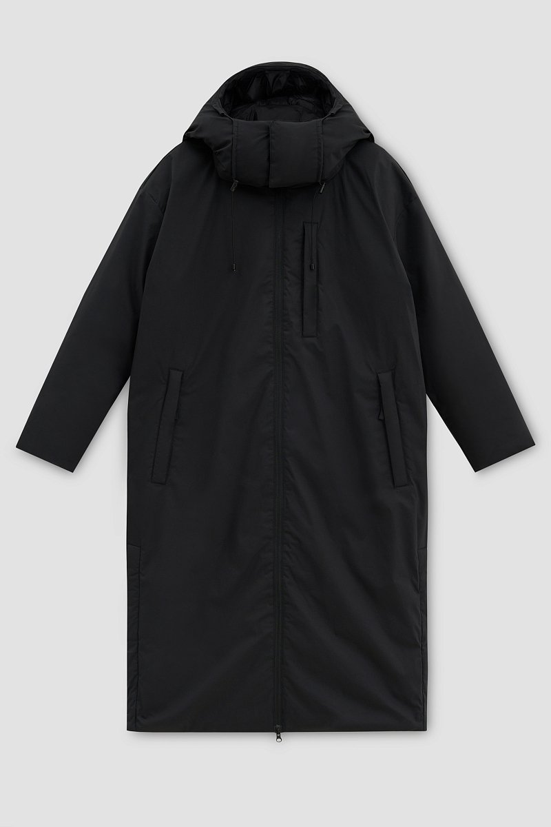 Пуховое пальто из хлопка с капюшоном, Модель FAD11070, Фото №8