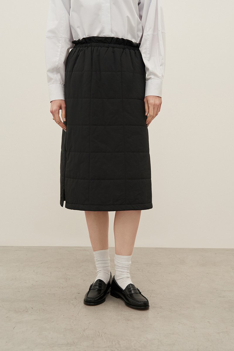 Прямая утепленная юбка, Модель FAD11072, Фото №2