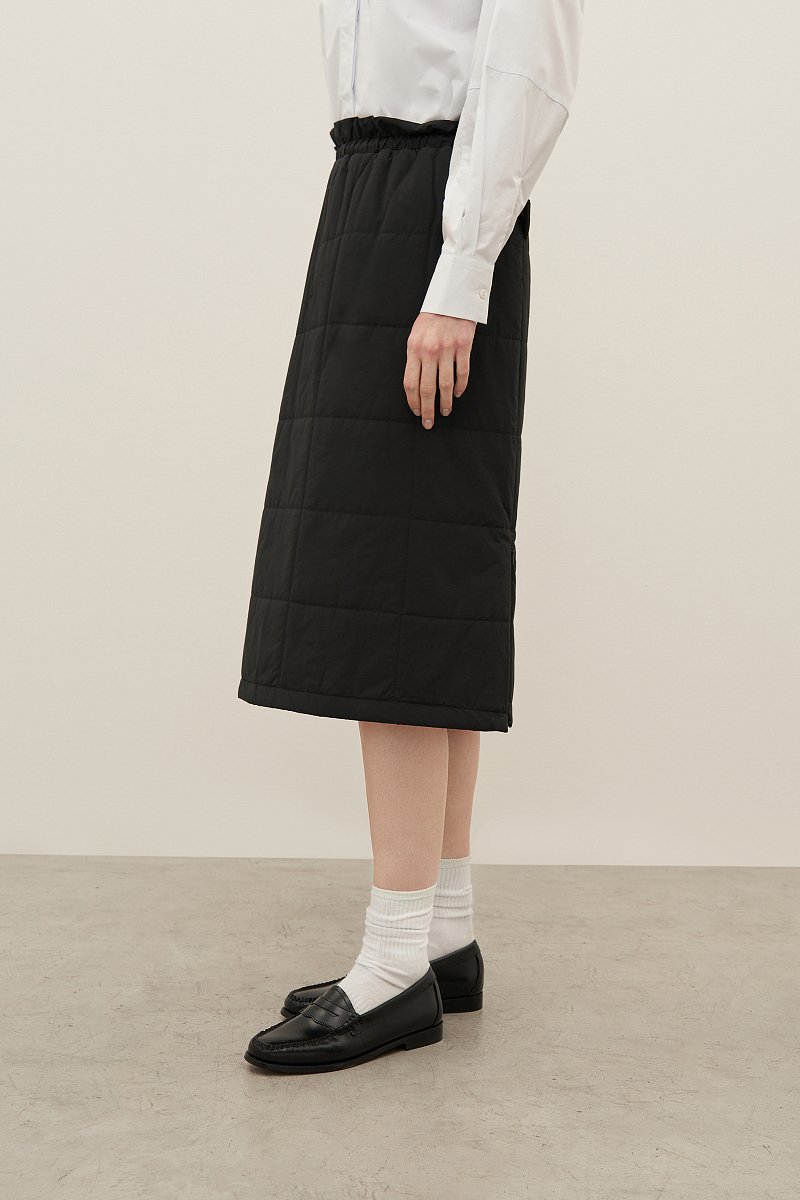 Прямая утепленная юбка, Модель FAD11072, Фото №4
