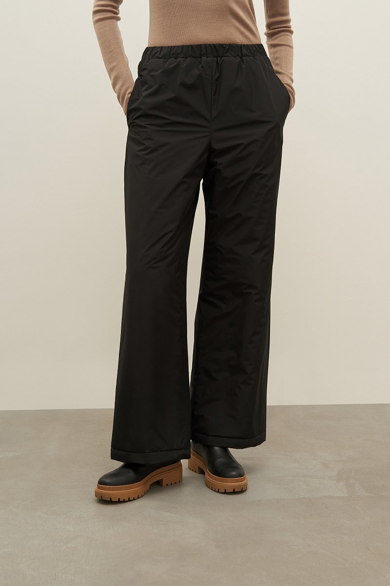 Утепленные женские брюки прямого кроя, Модель FAD11094, Фото №2
