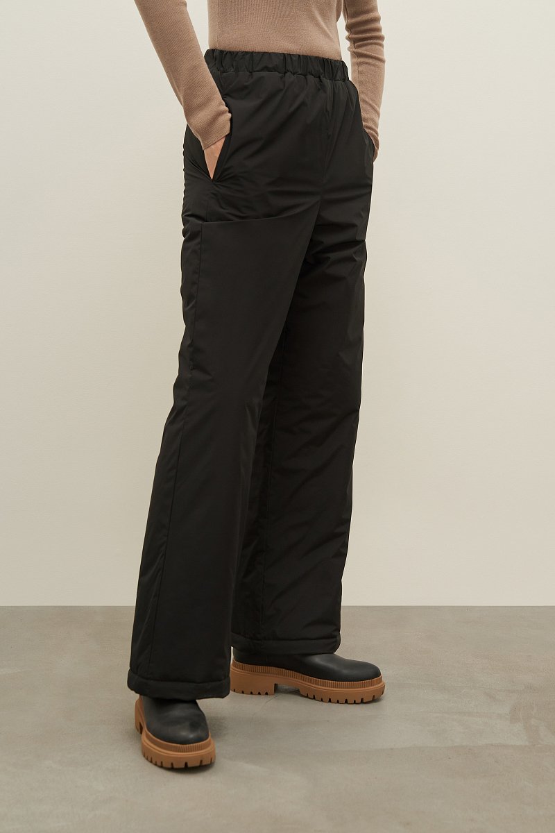 Утепленные женские брюки прямого кроя, Модель FAD11094, Фото №3