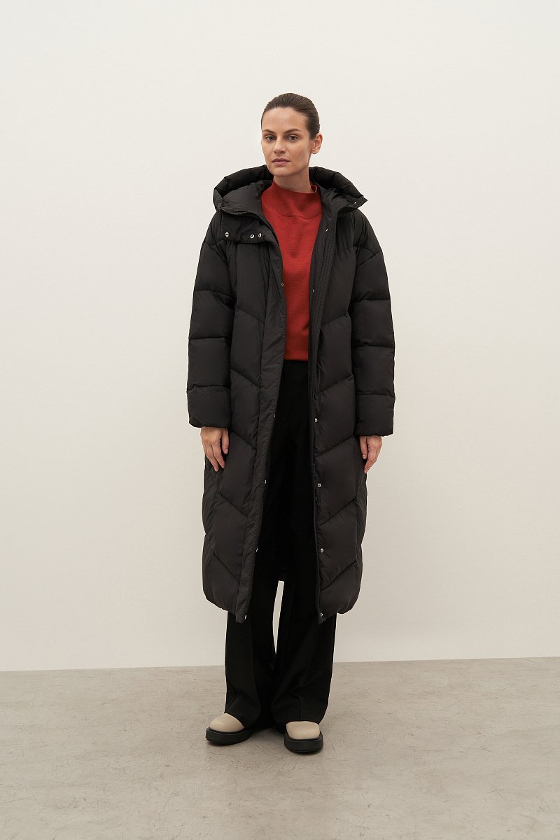 Пуховое женское пальто, Модель FAD11097, Фото №2