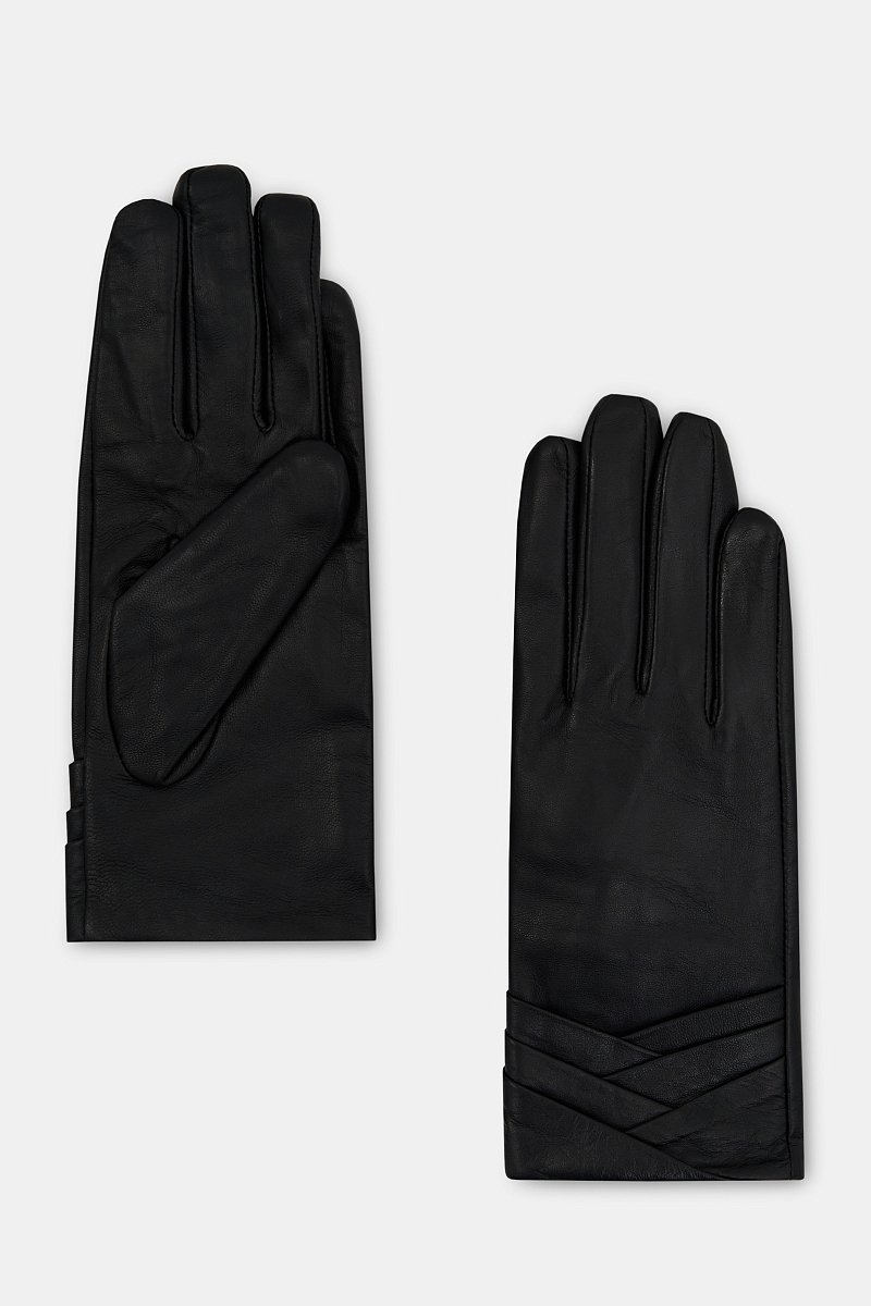 Кожаные женские перчатки, Модель FAD11306, Фото №1