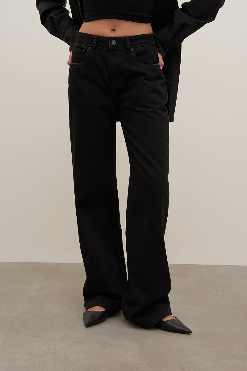 Женские джинсы loose fit с высокой посадкой, Модель FAD15008, Фото №2