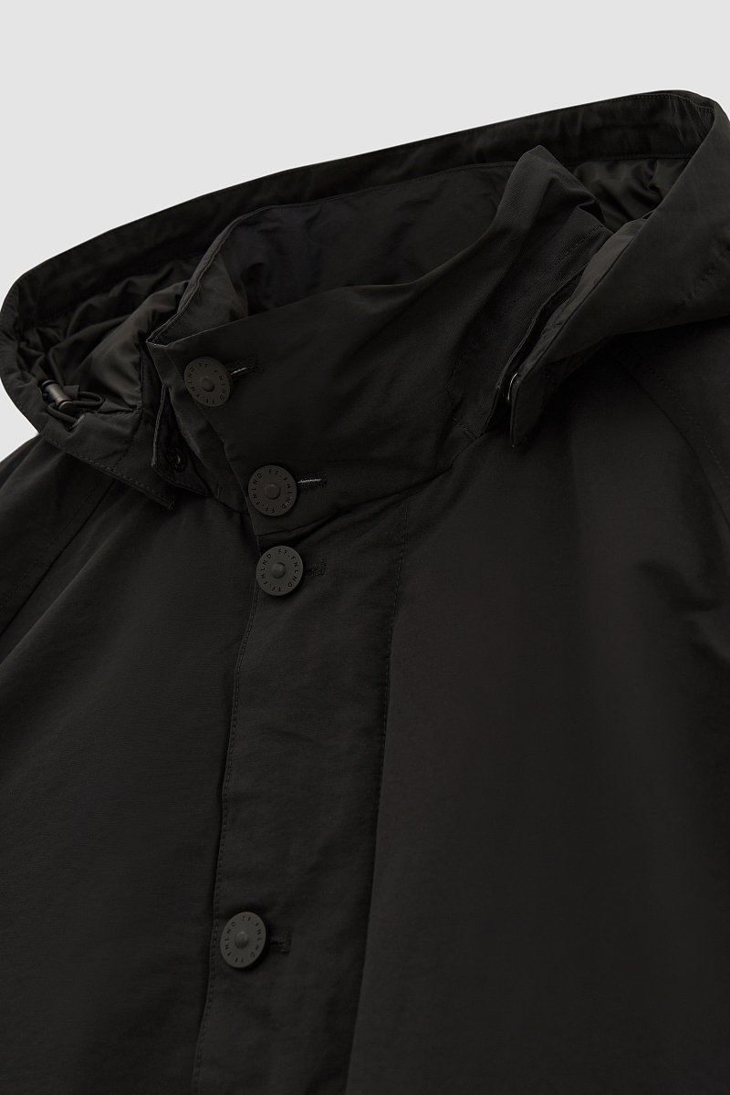 Пальто утепленное из хлопка с контрастной отделкой, Модель FAD21002, Фото №7