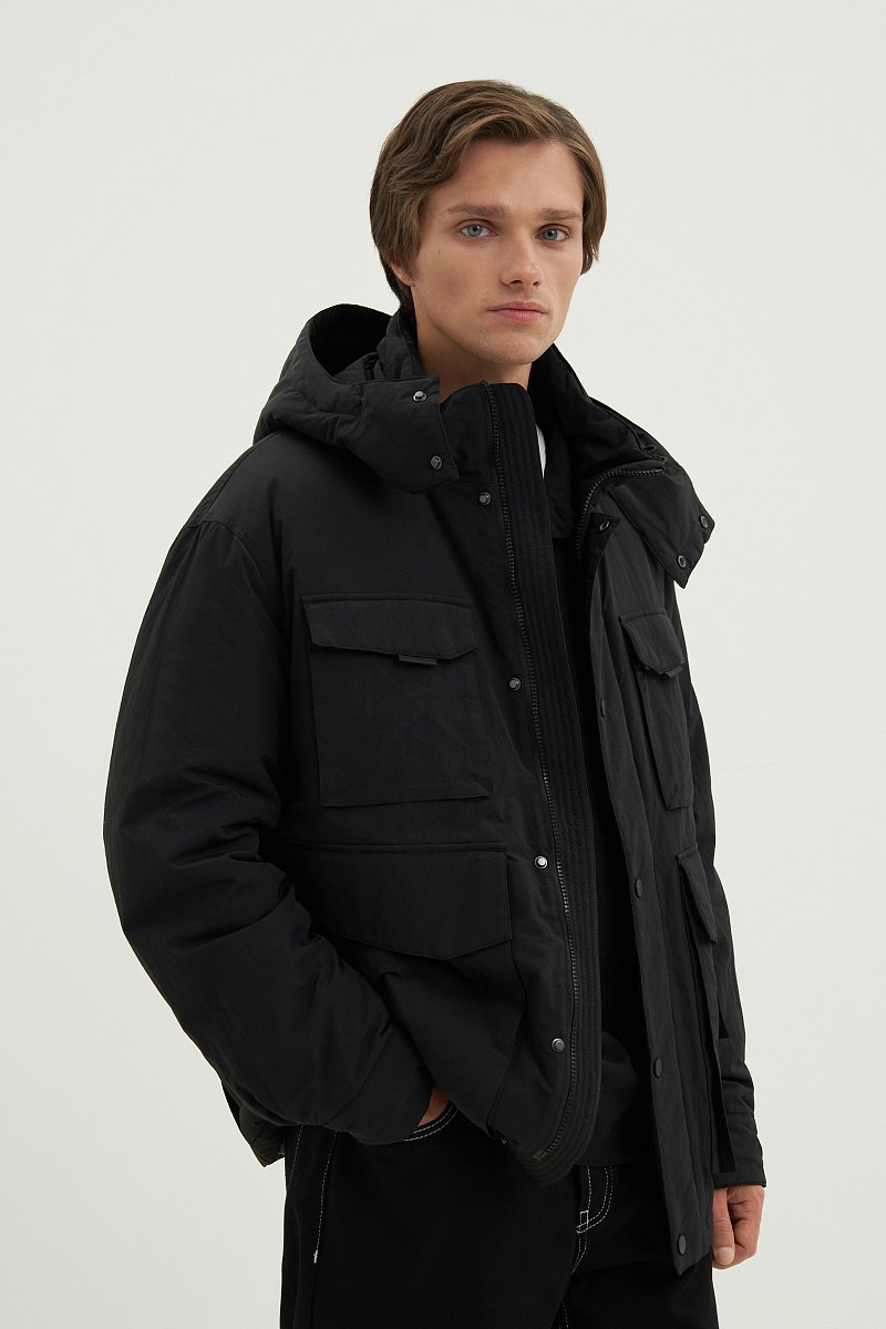 Куртка утепленная с воротником стойкой, Модель FAD21005, Фото №4